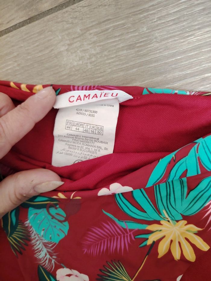 Maillot de bain 2 pièces motif tropical - photo numéro 2