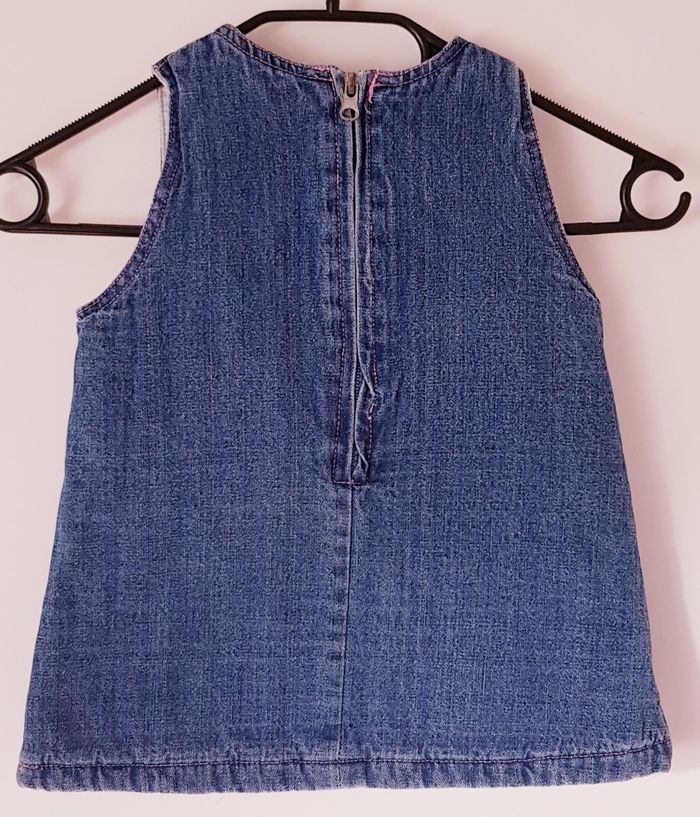 🌸 Robe en jean hiver sans manches - 18 mois 🌸 - photo numéro 3