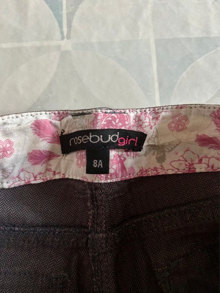 Pantacourt fille - 8 ans - Rosebudgirl- neuf - photo numéro 4