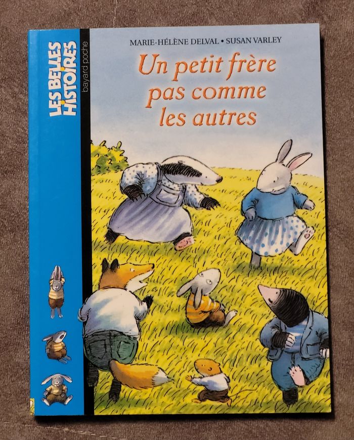 Un petit frère pas comme les autres Marie-Hélène Delval, Susan Varley (Illustrations)