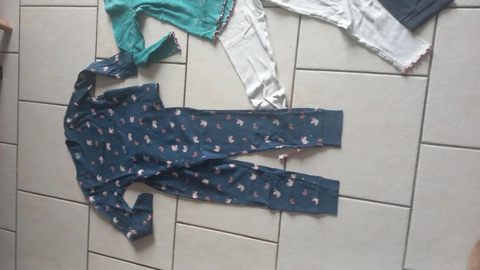 Lot de 3 pyjamas fille okaidi kiabi 8 ans tbe - photo numéro 6