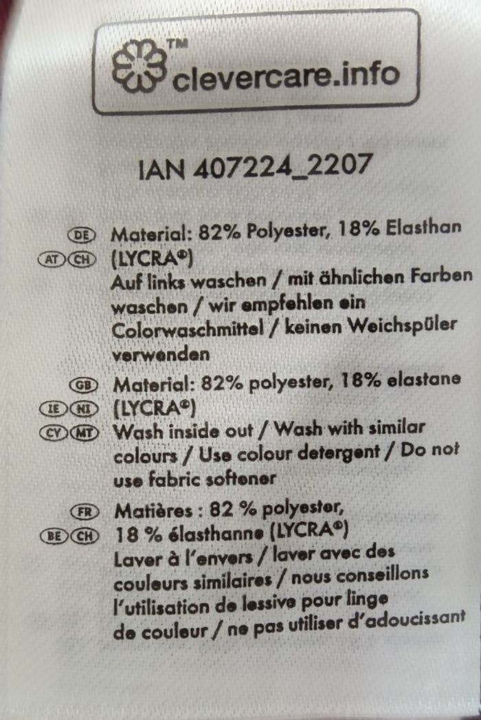 Legging Crivit violet taille L femme - Très bon état - photo numéro 5
