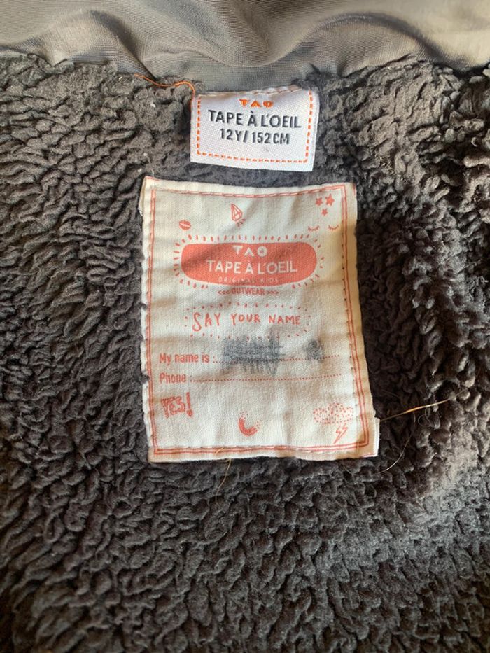 Manteau tape à l’œil 12 ans - photo numéro 4