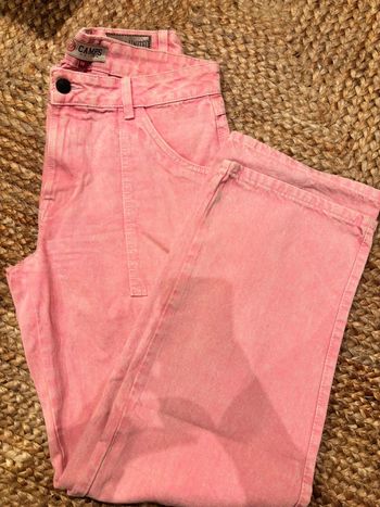 Pantalon rose cargo