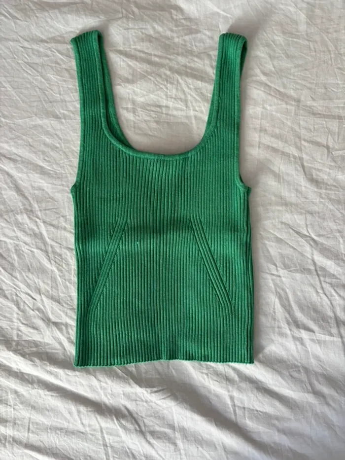 Débardeur vert Ginatricot