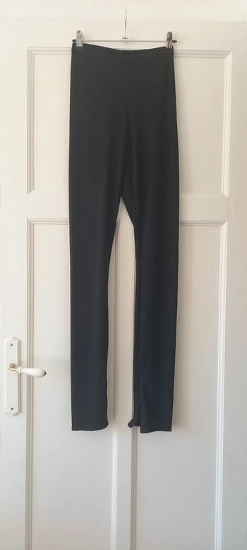 Legging côtelé noir boohoo 38