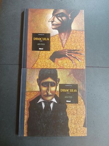Lot de 2 bd dracula Hippolyte 1 et 2,EO (série complète)