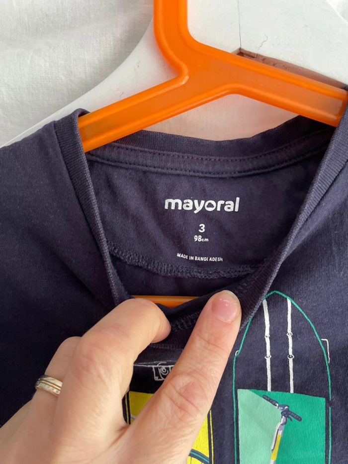 T-shirt 3 ans mayoral - photo numéro 3
