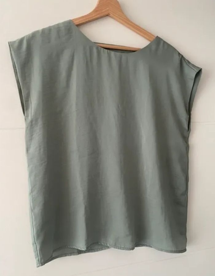 Blouse satinée vert d’eau Forever 21 - Taille S