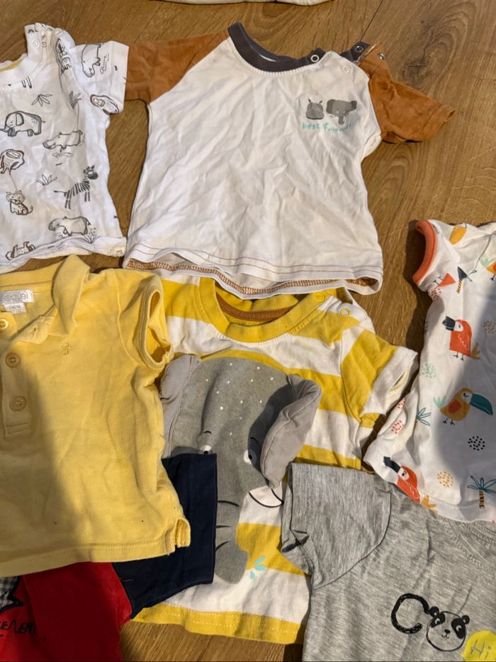 Lot de 16 t.shirts bébé 3 mois garçon différentes marques - photo numéro 6
