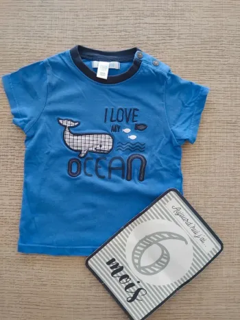 Tee shirt 6 mois / 68 cm
