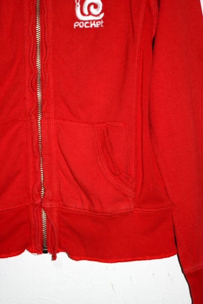 Sweat rouge zippé Nolita Pocket 6 ans - photo numéro 3