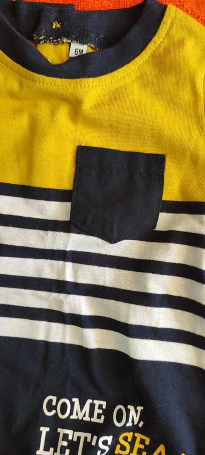 Ensemble short et t-shirt 6 mois - photo numéro 2