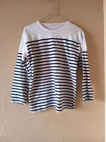 Tee-shirt manches longues, marin (D15)