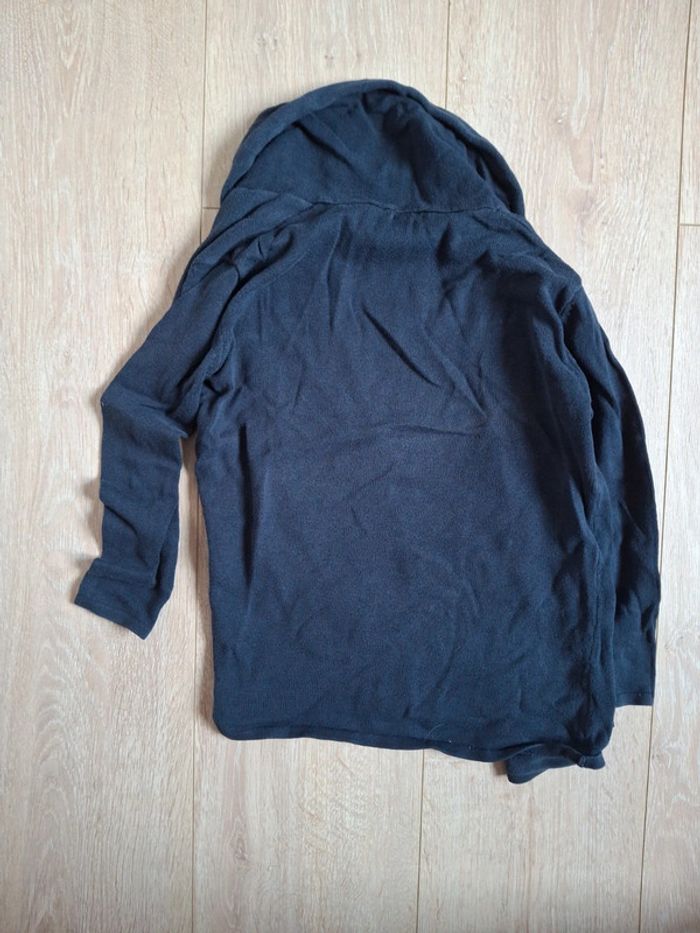 Gilet sans boutons bleu marine - photo numéro 2