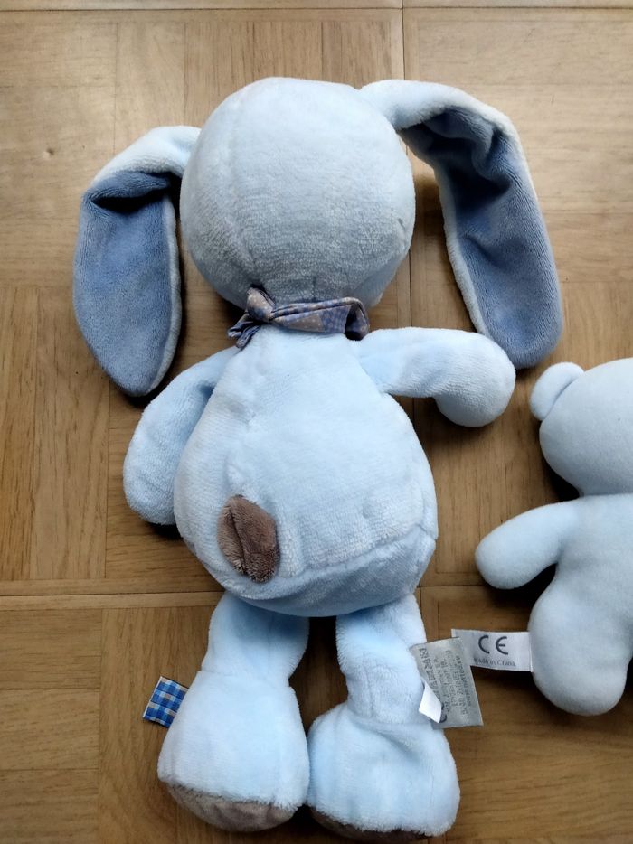 Lapin en peluche Nattou et son compagnon - photo numéro 6