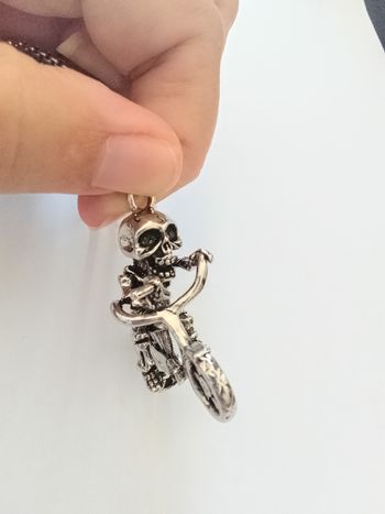 Chaîne + pendentif skull