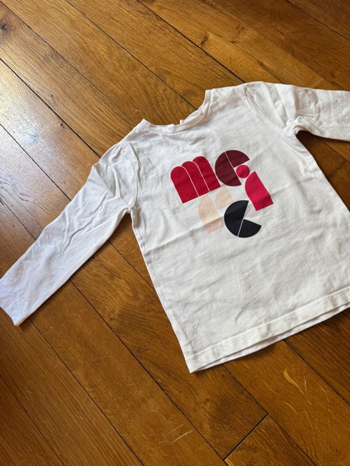 T-shirt manches longues jacadi 3 ans très bon état fille