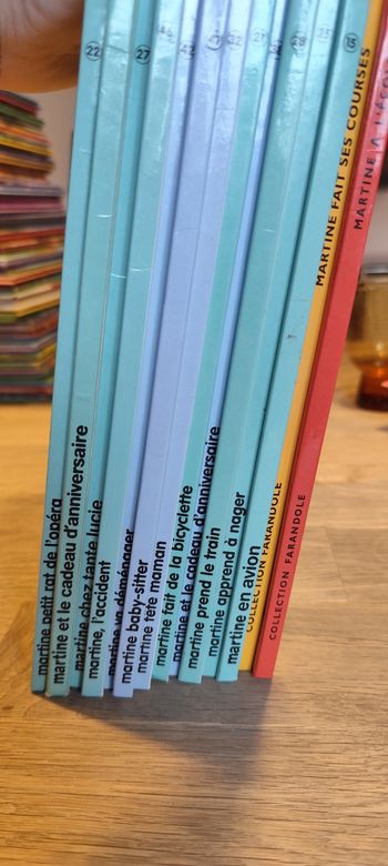 Lot 14 livres Martine 