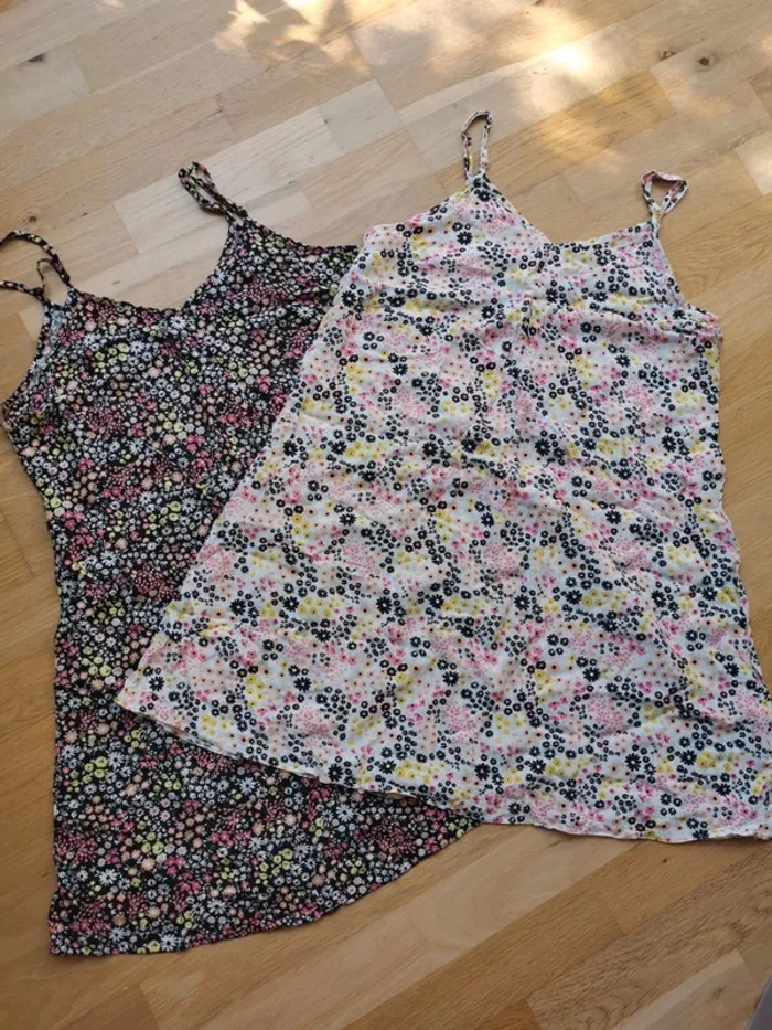 Lot de 2 robes à fines bretelles