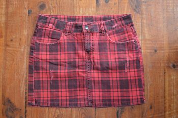 Jupe jean écossaise Spot Taille 36 - S