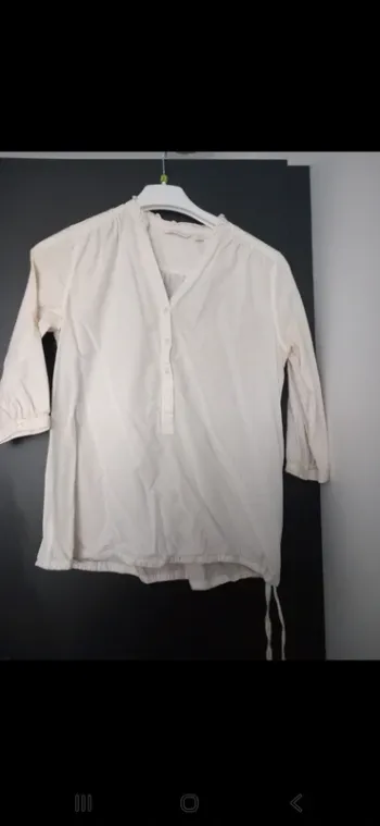 Chemise blanche manches 3/4 – Taille 40