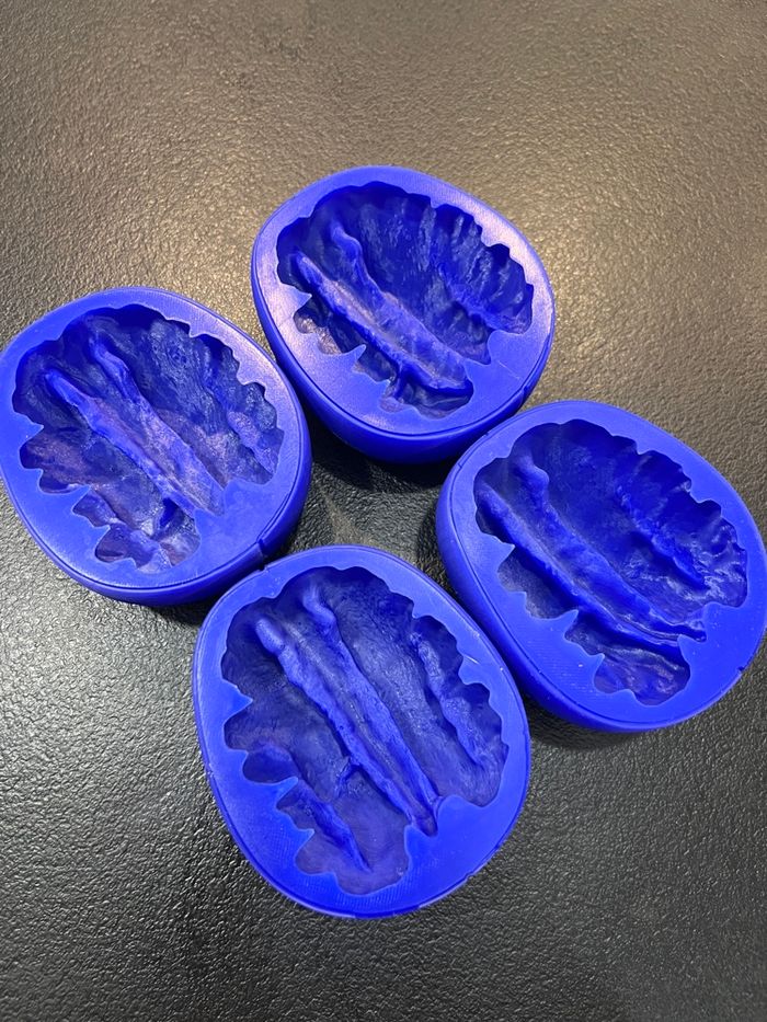 Moule trompe l’œil pécan