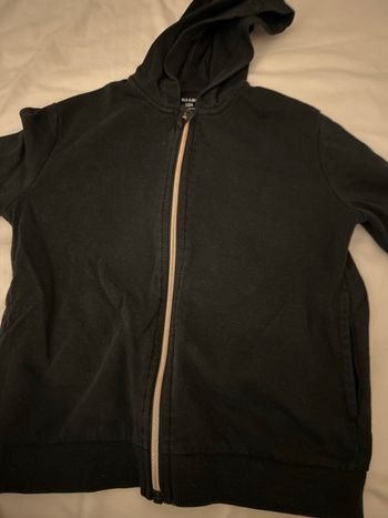 Sweat-shirt à capuche noir 