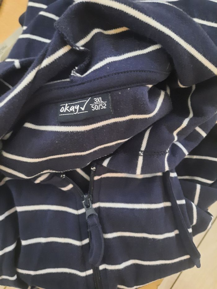 Gilet zippé manches 3/4 , 5XL - photo numéro 3