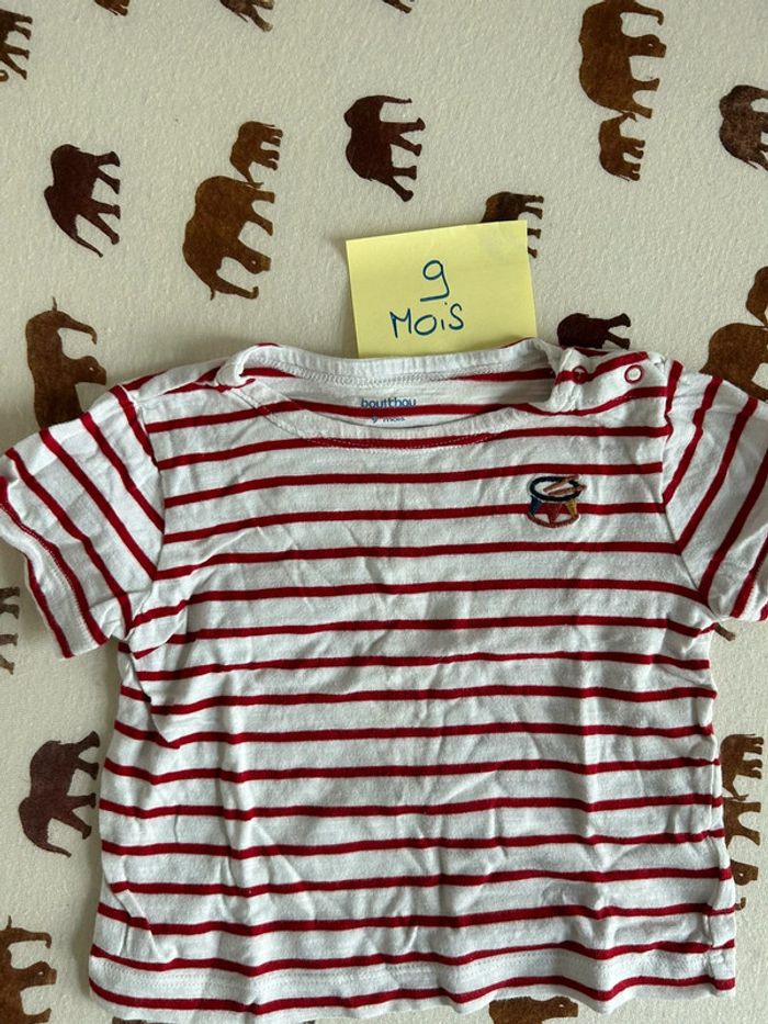 Tee-shirt marinière 9 mois