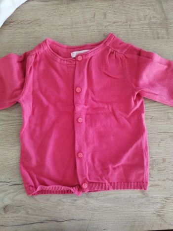 Gilet rose Gemo 18 mois