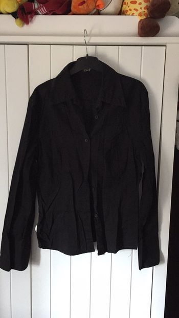 Chemise cintrée noire