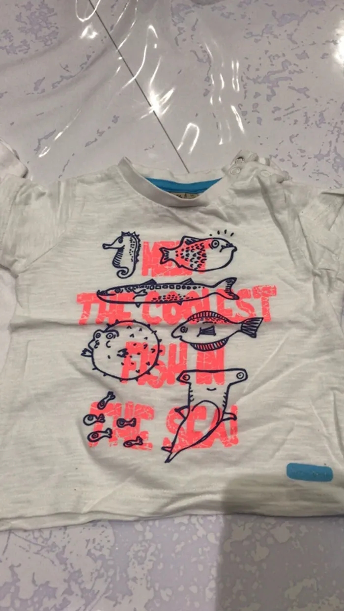Lot tee-shirts 12 mois - photo numéro 2