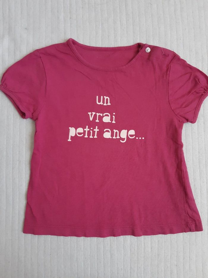 Tenue tee shirt et short 18/24 mois - photo numéro 3