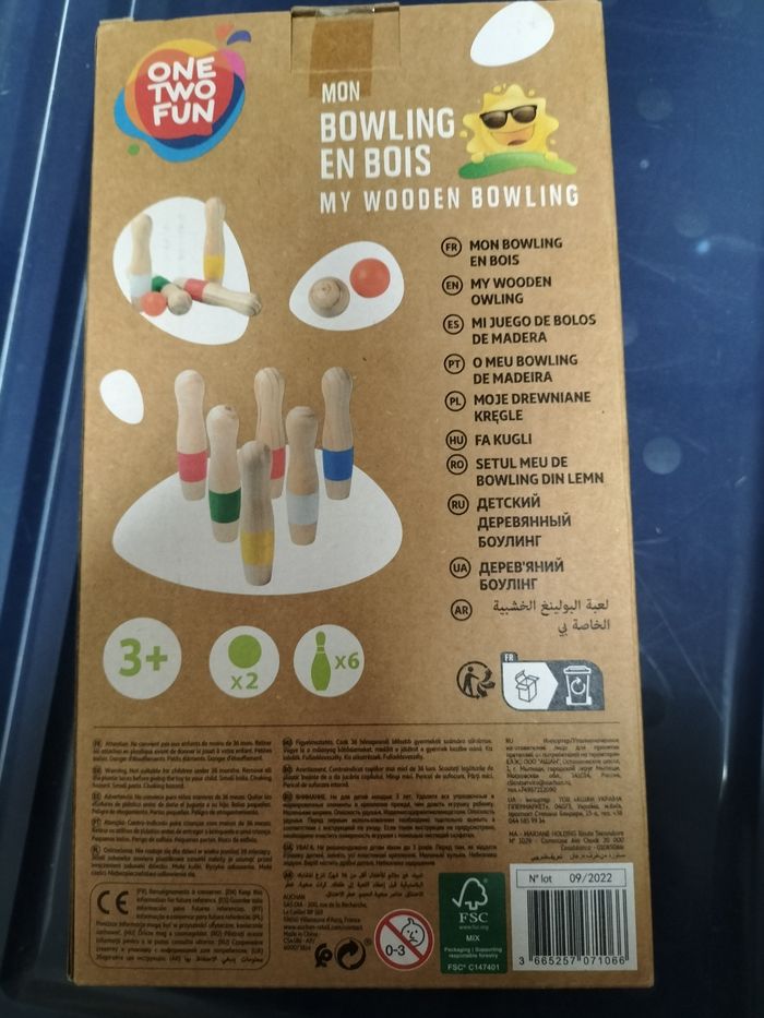 Bowling en bois - photo numéro 2