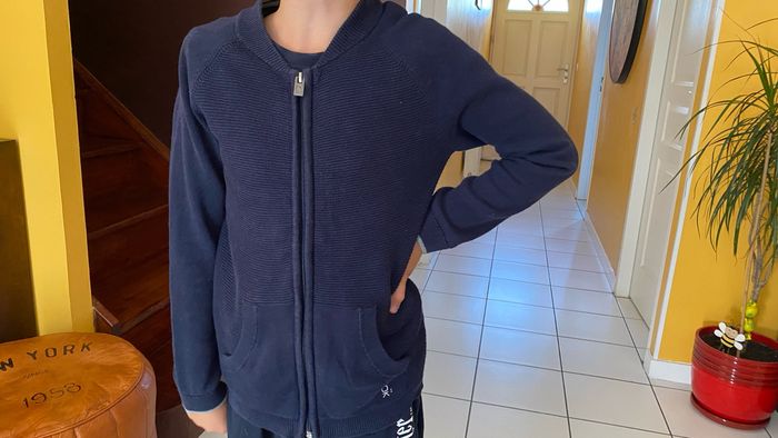 Veste bleue marine okaidi