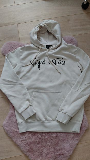 Pull à capuche Project X beige taille S