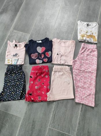 Lot de 4 pyjashorts en 8 ans