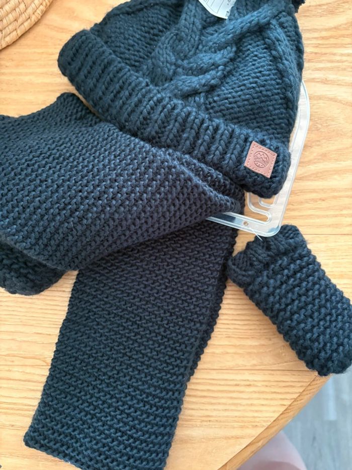 Bonnet gant écharpe - photo numéro 2