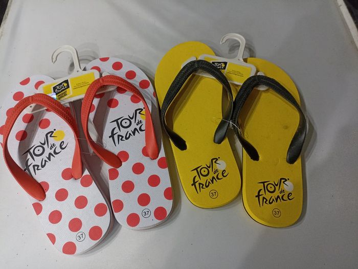 Lot deux paires de tongs taille 37