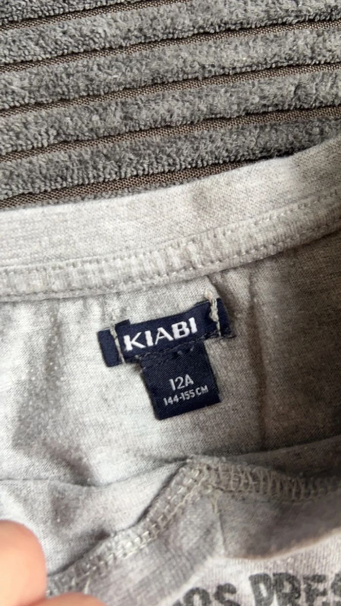 Tee shirt manches longues kiabi taille 12ans - photo numéro 3