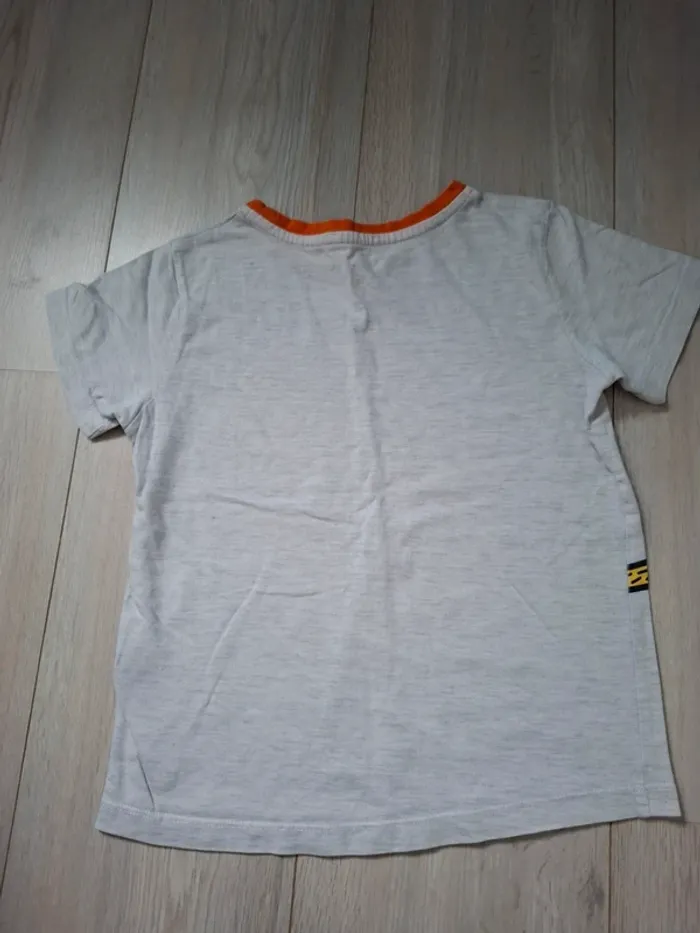 Pyjama gris orange DPAM 8 ans dino - photo numéro 5
