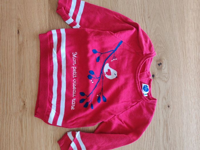 Ensemble robe en jean et pull - photo numéro 3