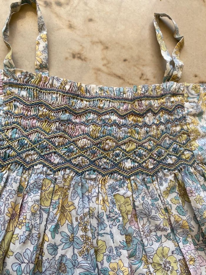 Robe smocks Bonpoint 4 ans liberty - photo numéro 8
