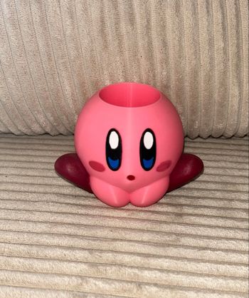 Pot à fleurs/crayon Kirby