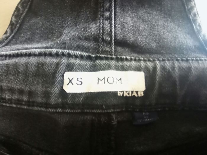 Salopette short jean noir fille 14 ans - photo numéro 2