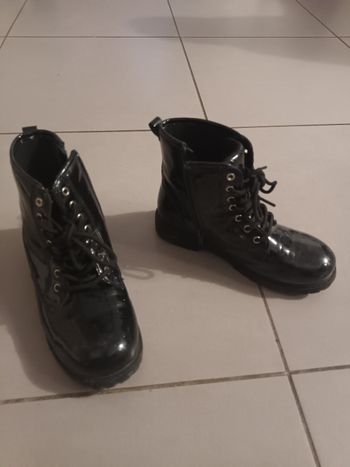 Bottines noires pailletées taille 34
