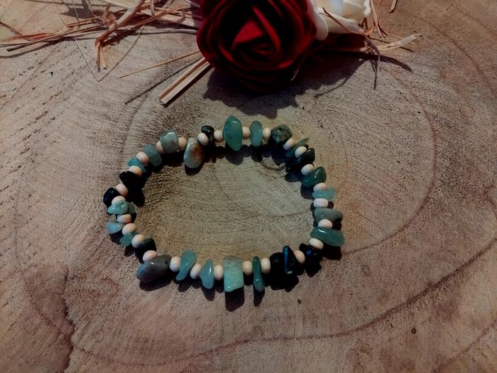 Bracelet pierre/bois