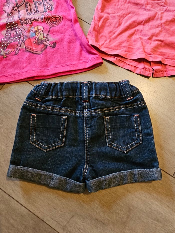 Lot 2 tshirt manche court et 1 short - photo numéro 5