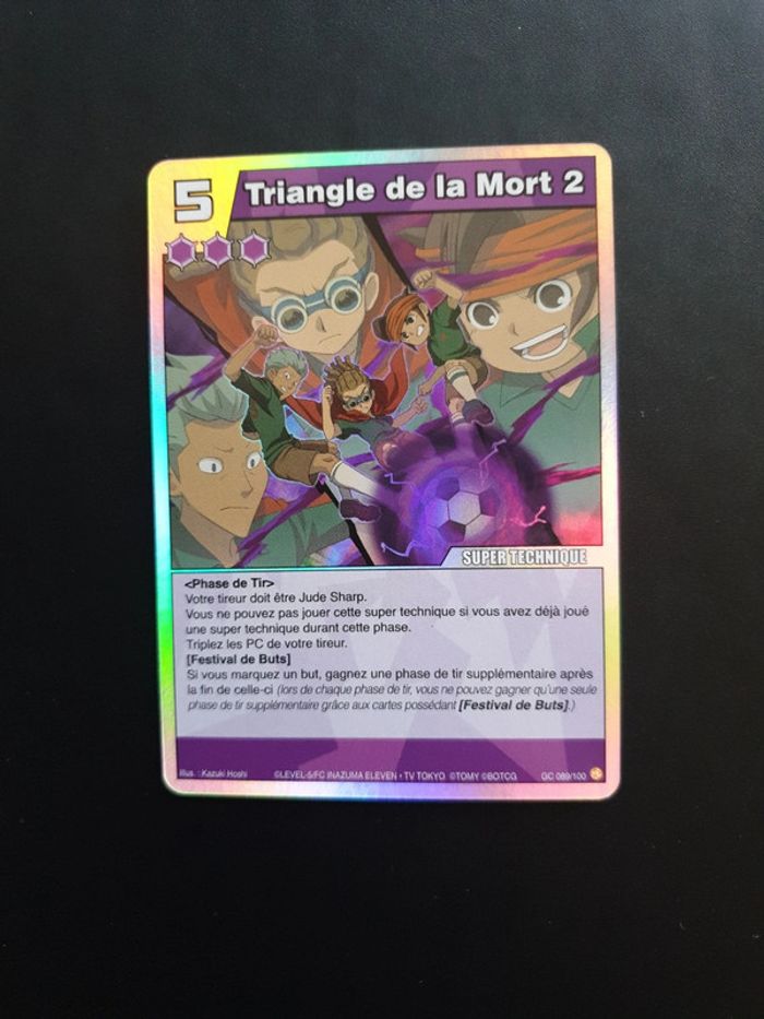 Carte Inazuma Eleven Triangle de la mort 2 GC089